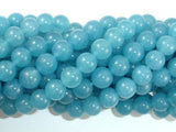 Blue Sponge Quartz Beads, 8mm Round Beads-Gems: Round & Faceted-BeadDirect