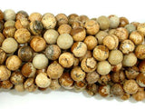 Picture Jasper Beads, 6mm Faceted Round Beads-Gems: Round & Faceted-BeadDirect