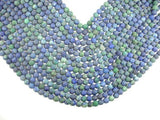 Matte Azurite Malachite Beads, Round, 6mm-Gems: Round & Faceted-BeadDirect