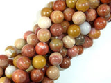 Petrified Wood, 10mm Round Beads-Gems: Round & Faceted-BeadDirect