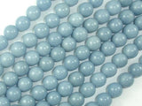 Angelite, 8mm Round Beads-Gems: Round & Faceted-BeadDirect