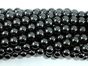 Magnetic Hematite Beads, 8mm Round Beads-Gems: Round & Faceted-BeadDirect