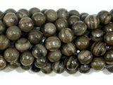 Coffee Jasper, 8mm Faceted Round Beads-Gems: Round & Faceted-BeadDirect