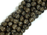 Coffee Jasper, 8mm Faceted Round Beads-Gems: Round & Faceted-BeadDirect