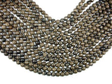 Coffee Jasper, 8mm Faceted Round Beads-Gems: Round & Faceted-BeadDirect