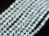 Blue Chalcedony Beads, Blue Lace Agate Beads, Round, 6mm-Gems: Round & Faceted-BeadDirect