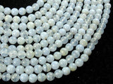 Blue Chalcedony Beads, Blue Lace Agate Beads, Round, 6mm-Gems: Round & Faceted-BeadDirect