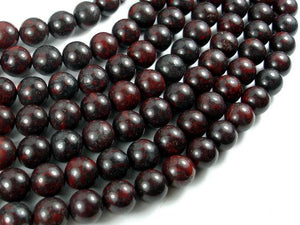 Brecciated Jasper Beads, 10mm Round Beads-Gems: Round & Faceted-BeadDirect