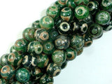 Tibetan Agate Beads, 10mm Round Beads-Gems: Round & Faceted-BeadDirect