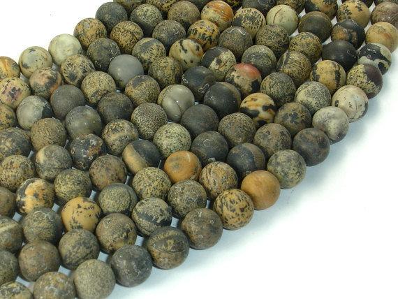 Matte Artistic Jasper, Chohua Jasper, 8mm Round Beads-Gems: Round & Faceted-BeadDirect