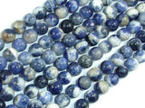 Sodalite Beads, 8mm Round Beads-Gems: Round & Faceted-BeadDirect