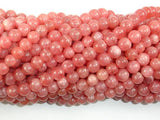 Rhodochrosite Beads, 5mm Round Beads-Gems: Round & Faceted-BeadDirect