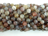 Botswana Agate Beads, 6mm Round Beads-Gems: Round & Faceted-BeadDirect