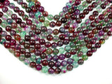 Dragon Vein Agate Beads, Green & Fuchsia, 10mm Round-Agate: Round & Faceted-BeadDirect