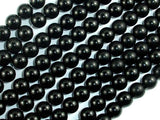 Black Stone, 8mm (8.2mm) Round Beads-Gems: Round & Faceted-BeadDirect