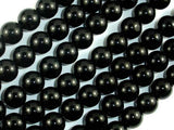 Black Stone, 10mm Round Beads-Gems: Round & Faceted-BeadDirect