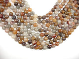 Lodolite Quartz, 10mm Round Beads-Gems: Round & Faceted-BeadDirect