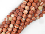 Red Malachite, Round, 6mm beads-Gems: Round & Faceted-BeadDirect