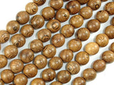 Wenge Wood Beads, 10mm Round Beads, 42 Inch-Wood-BeadDirect