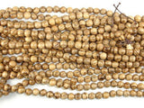 Aqarwood Beads, 8mm(8.3mm) Round Beads, 34 Inch-Wood-BeadDirect