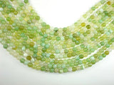 Banded Agate Beads, Light Green, 6mm-Agate: Round & Faceted-BeadDirect