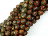 Tibetan Agate Beads, 8mm Round Beads-Agate: Round & Faceted-BeadDirect