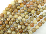 Feldspath Beads, Tiger Jasper Beads, 8mm Round Beads-Gems: Round & Faceted-BeadDirect