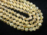 Genuine Citrine Beads, 12mm Round Beads-Gems: Round & Faceted-BeadDirect