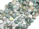 Matte Tree Agate Beads, 10mm Round Beads-Gems: Round & Faceted-BeadDirect