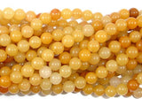 Yellow Aventurine Beads, 6mm(6.7mm) Round Beads-Gems: Round & Faceted-BeadDirect