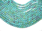 Matte Chrysocolla, 8mm, Round Beads-Gems: Round & Faceted-BeadDirect