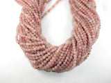 Rhodonite Beads, Light Pink, 4mm, Round Beads-Gems: Round & Faceted-BeadDirect
