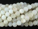 Druzy Agate Beads, Geode Beads, 8mm Round Beads-Agate: Round & Faceted-BeadDirect