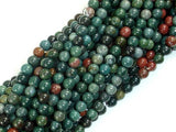 Indian Bloodstone Beads, Round, 5mm-Gems: Round & Faceted-BeadDirect