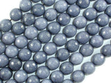 Jade Beads, Gray, 10mm Faceted Round-Gems: Round & Faceted-BeadDirect