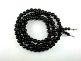Black Sandalwood Beads, 8mm (8.5mm) Round Beads-Wood-BeadDirect