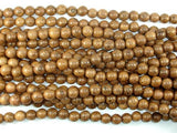 Wenge Wood Beads, 10mm Round Beads, 42 Inch-Wood-BeadDirect