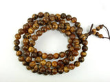 Vietnam Qinan Sandalwood Beads, 8mm(8.3mm) Round Beads, 32 Inch-Wood-BeadDirect