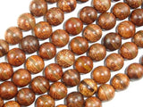 Tibetan Agate, 10mm (10.5mm) Round Beads-Agate: Round & Faceted-BeadDirect