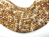 Matte Antique Agate Beads, 8mm Round Beads-Gems: Round & Faceted-BeadDirect