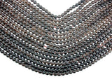 Matte Smoky Quartz Beads, 6mm Round Beads-Gems: Round & Faceted-BeadDirect