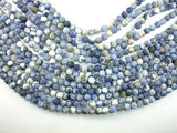 Matte Sodalite Beads, 6mm Round Beads-Gems: Round & Faceted-BeadDirect
