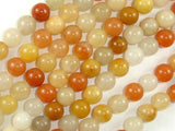 Yellow Jade Beads, 8mm (8.5mm) Round Beads-Gems: Round & Faceted-BeadDirect