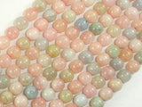 Beryl Beads, Aquamarine, Morganite, Heliodor, 7.5mm, Round-Gems: Round & Faceted-BeadDirect