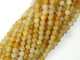 Yellow Aventurine Beads, 4mm(4.5mm) Round Beads-Gems: Round & Faceted-BeadDirect