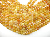 Yellow Aventurine Beads, 10mm(10.5mm) Round Beads-Gems: Round & Faceted-BeadDirect