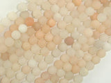 Matte Pink Aventurine Beads, 6mm Round Beads-Gems: Round & Faceted-BeadDirect