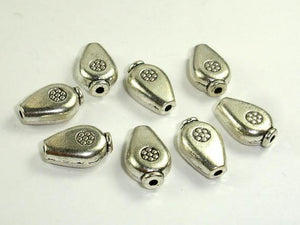 Metal Spacer, Metal Beads, Vase Spacer, Zinc Alloy, Antique Silver Tone 20pcs-Metal Findings & Charms-BeadDirect