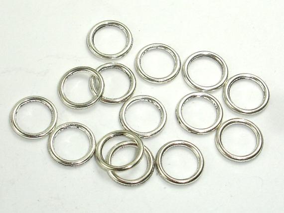 Metal Rings, Zinc Alloy, Antique Silver Tone 100pcs-Metal Findings & Charms-BeadDirect