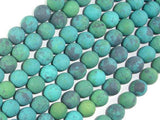 Matte Chrysocolla, 8mm, Round Beads-Gems: Round & Faceted-BeadDirect